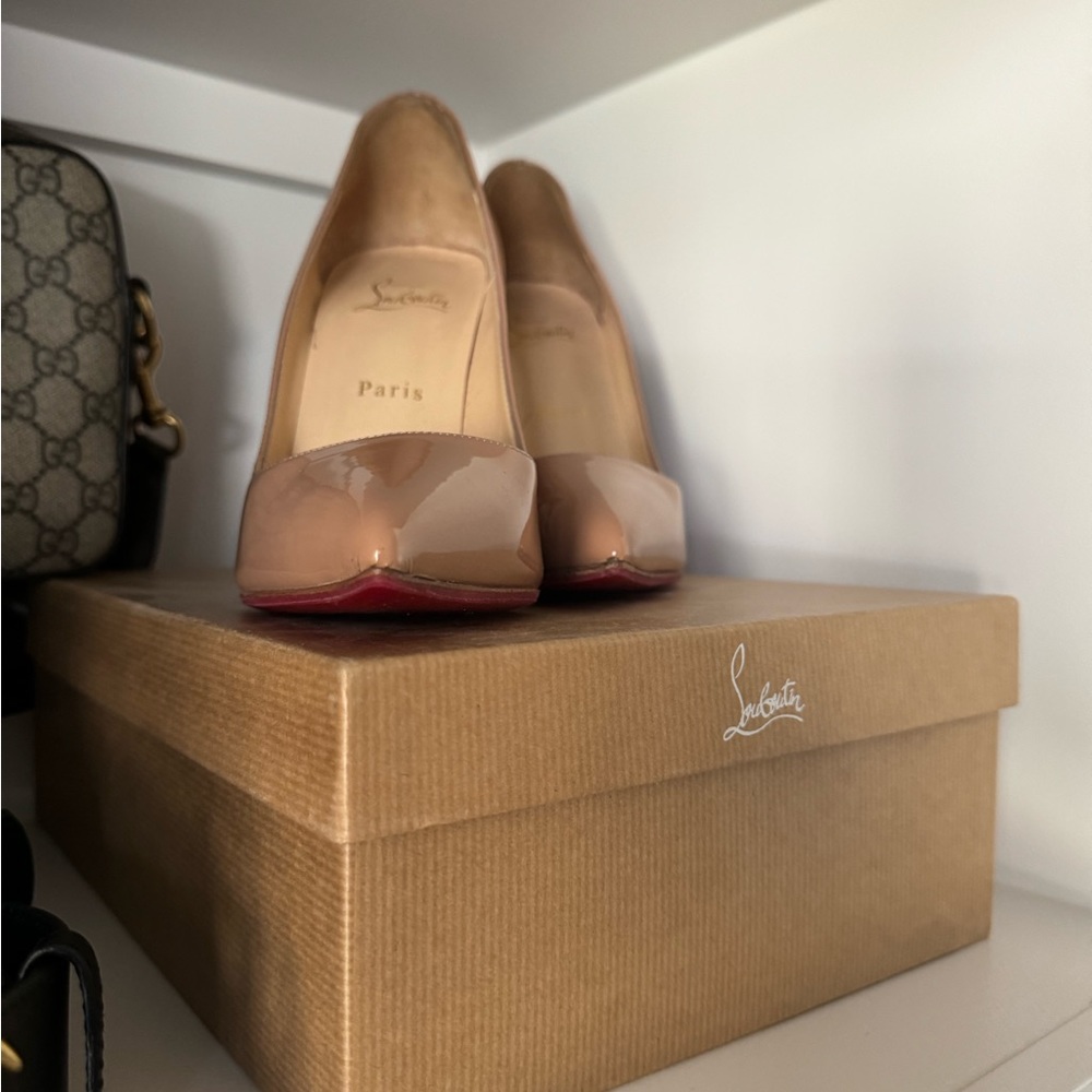 Louboutin Pigalle 120mm in Nude